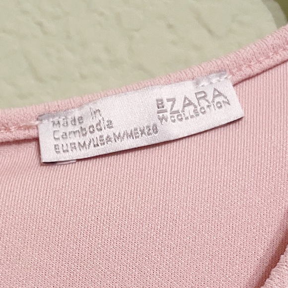 Zara Pink Romper Size Medium - Picture 7 of 7